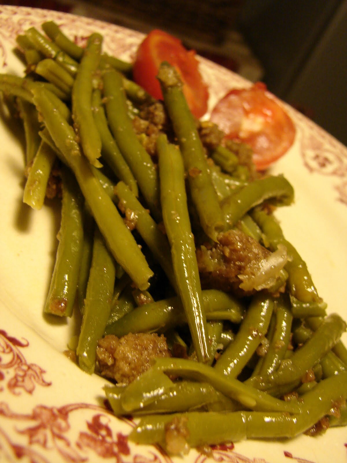 Garniture haricots verts
